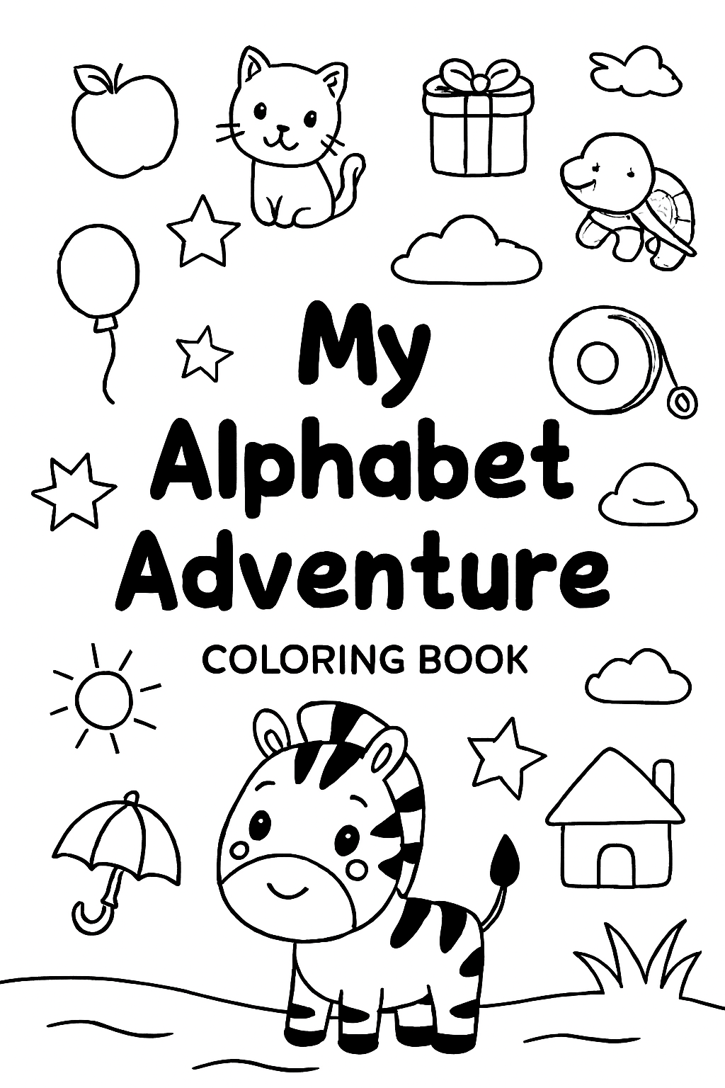 My Alphabet Adventure Coloring book