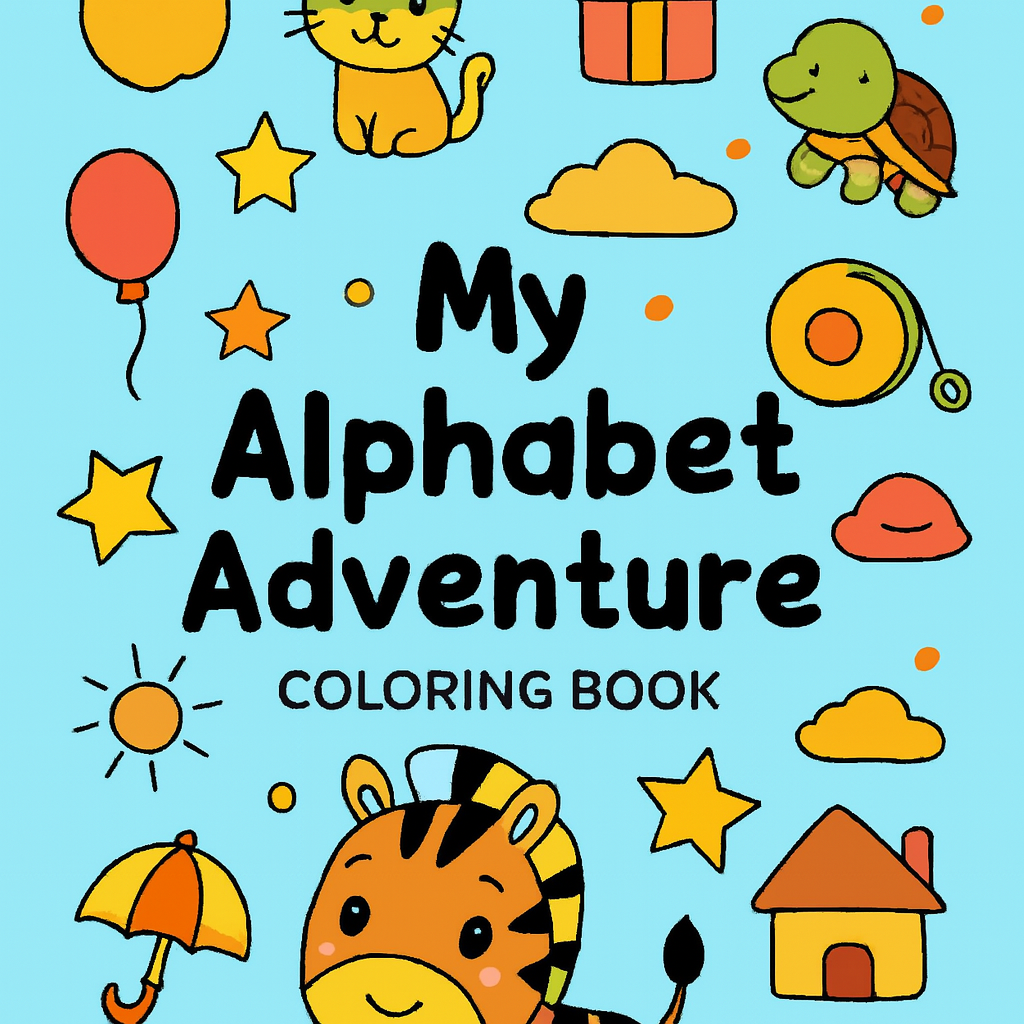 My Alphabet Adventure Coloring book